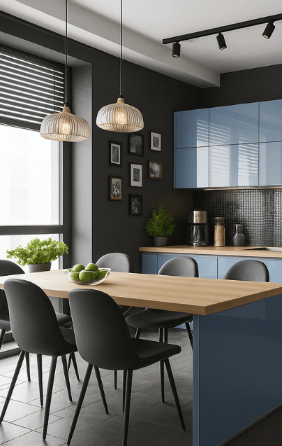 Glossy Acrylic Kitchen